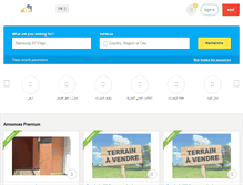 Tablet Screenshot of immobilierr.com